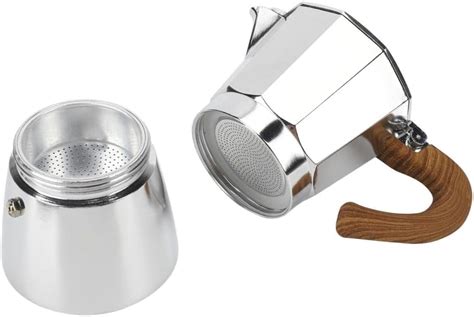 Cafetera Para Estufas De Caf Y Caf Moka De Aluminio Resistente Al