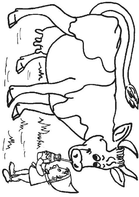 Coloriage Vache 13281 Animaux Dessin à Colorier Coloriages à