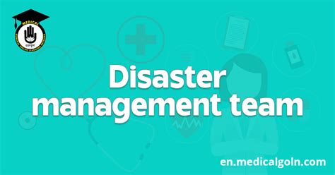 Disaster management team - Medical Gurukul, GOLN | English