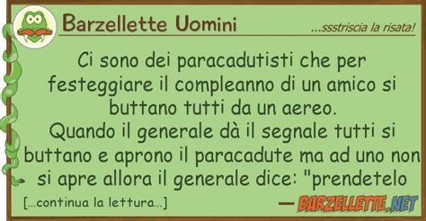 Barzelletta Ci Sono Dei Paracadutisti Che Per Festeggiare Il Compleanno