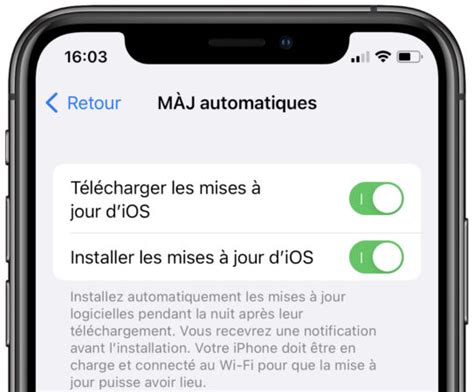 Apple explique pourquoi les mises à jour automatiques diOS mettent du