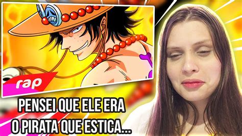 React Rap Do Do Ace One Piece PUNHOS DE FOGO NERD HITS 7