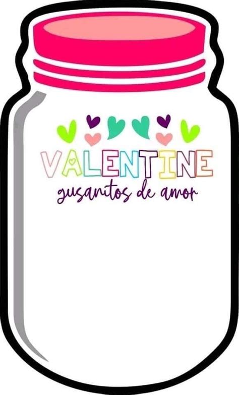 Pinterest Frasco De Corazones Tarjeta Con Golosinas Regalos