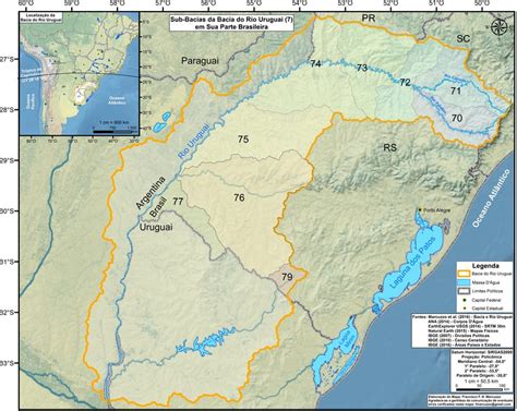 Bacia Hidrogr Fica Internacional Do Rio Uruguai E Consist Ncia Dos Seus