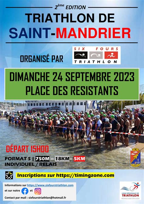 Triathlon De Saint Mandrier Mairie De Saint Mandrier Sur Mer