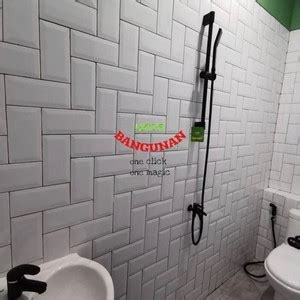 Jual Keramik Subway X Putih Mulia Signature Metro White Bevel Kab