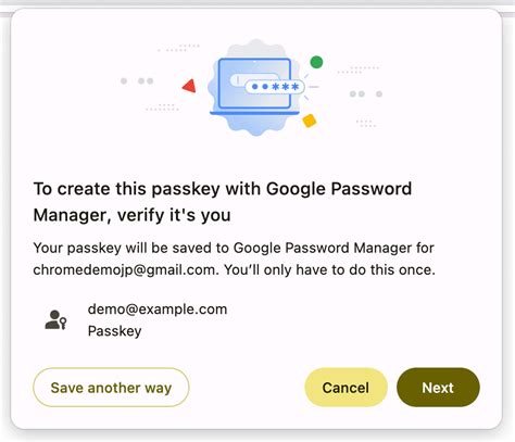 Chrome to sync passkeys on Google Password Manager between desktop and ...