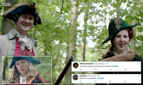 Harlots Prostitute Hunted In Woods In Scary Bbc Drama Scene