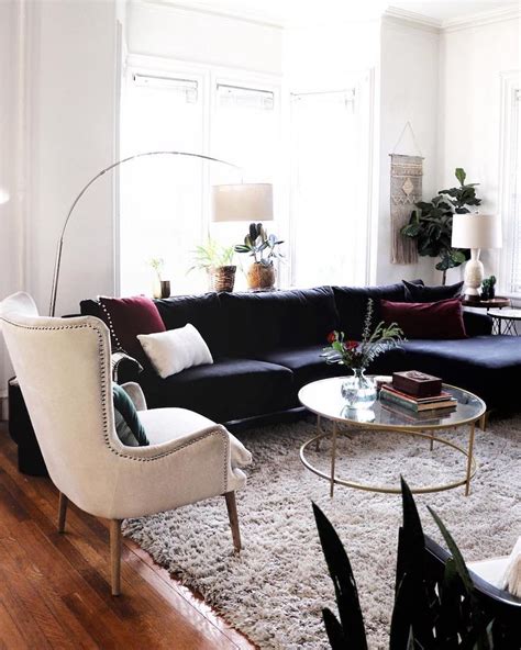 47+ Black Sofa Living Room Ideas That Deliver Style in 2024 | Houszed