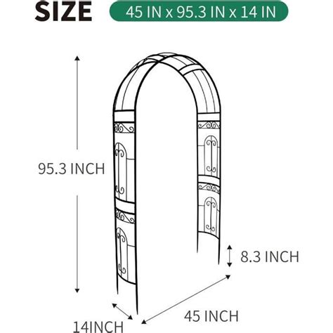 Scendor Garden Arche De Jardin Mariage Arche Arceau Rosiers Tuteur