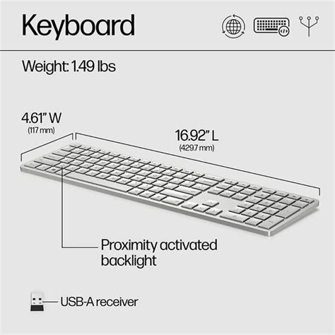 HP 970 Programmable Wireless Keyboard Online Gaming Computer