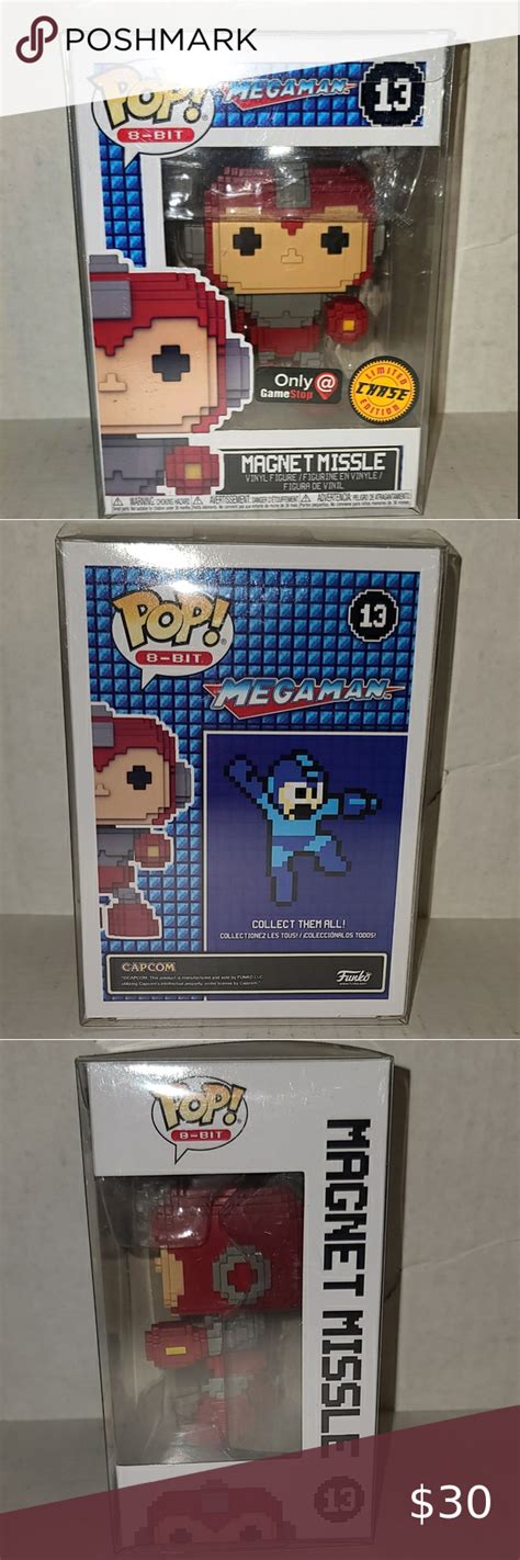 8-Bit Mega Man Magnet Missle CHASE Funko Pop | Mega man, Funko pop, Funko