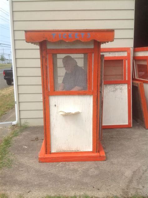 Vintage Carnival Circus Amusement Park Ticket Booth Obnoxious