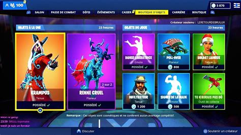 Boutique Fortnite Du D Cembre Item Shop December