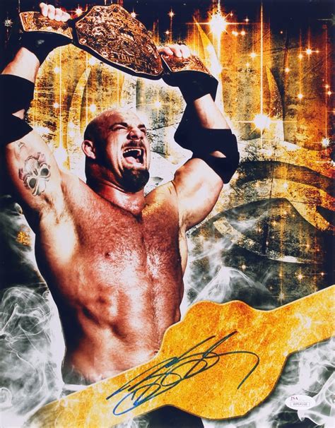 Bill Goldberg Signed Wwe X Photo Jsa Coa Pristine Auction