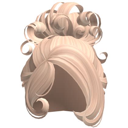 Curly Simple Fairy Bun Blonde Roblox