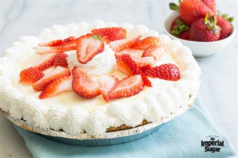 Strawberry Lemon Chiffon Pie Imperial Sugar