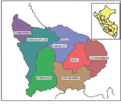 Ubicaci N Del Departamento De Apur Mac Y Su Capital Abancay Per