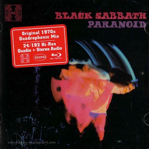 Black Sabbath Paranoid Quadio Exclusive Limited Edition Blu