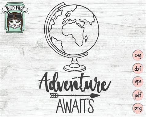 Adventure Awaits Svg Travel Svg Adventure Clipart Adventure Etsy