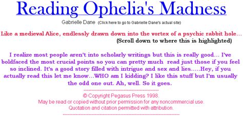 Ophelia Madness Quotes. QuotesGram