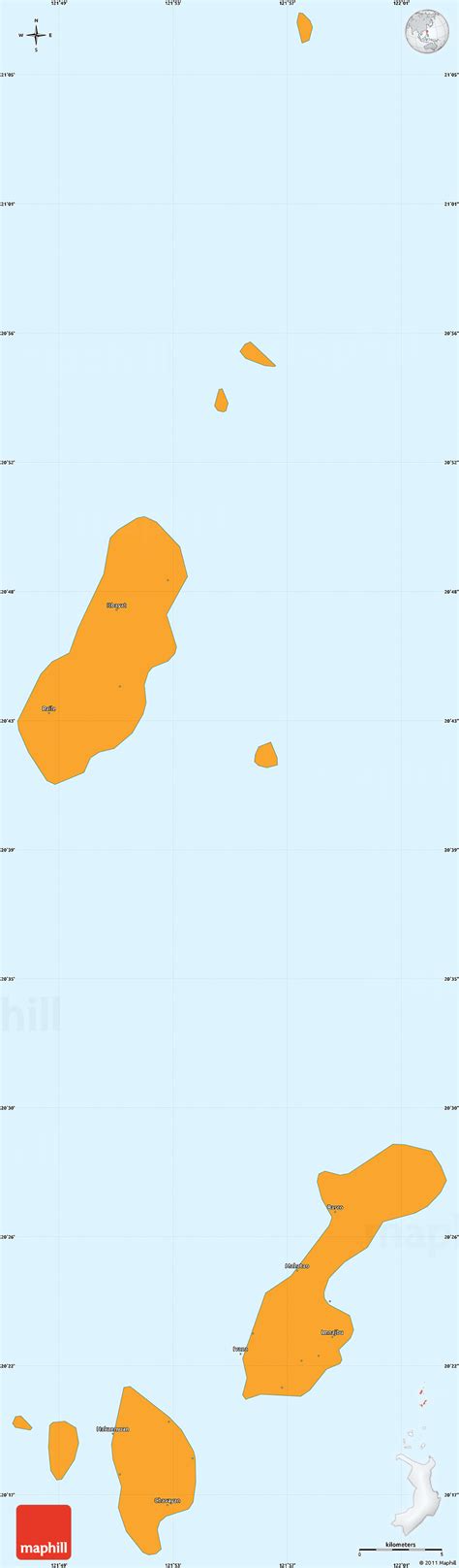 Political Simple Map of Batanes