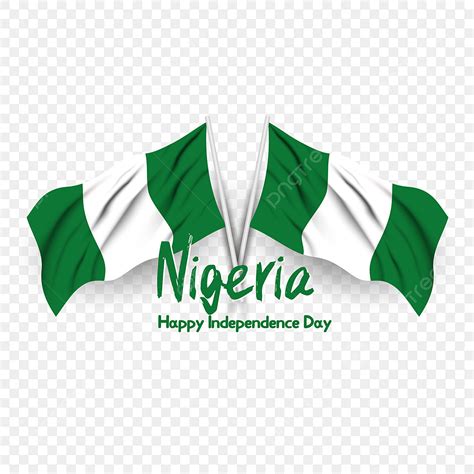 Nigeria Independence Vector Hd Images 2 Waving Flags Of Nigeria