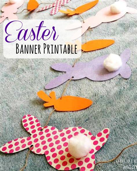 Easter Banner Printable - Uplifting Mayhem