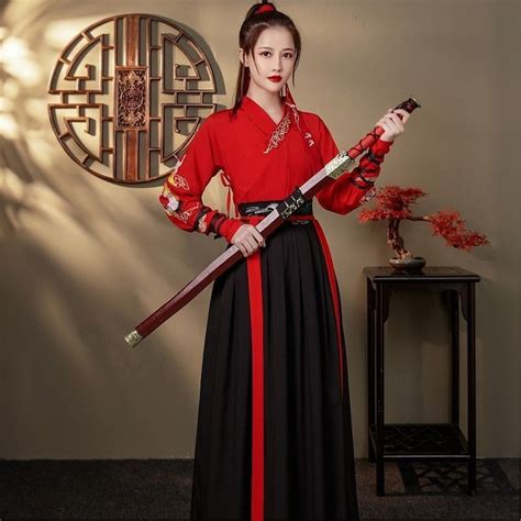 Martial Arts Style Hanfu Ancient Costume For Women Original Etsy