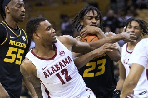 Mizzou Vs No 4 Alabama Basketball Video Highlights Score Live Updates