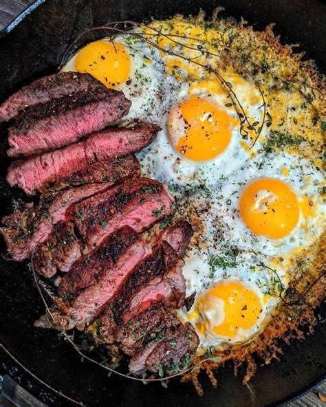 Steak And Eggs Breakfast Foodporn Breakfast Steak And Eggs Steak Breakfast Steak And Eggs