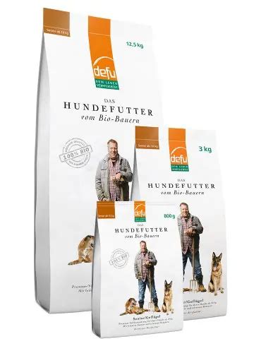 Defu Trockenfutter für Hunde BIO Geflügel Senior Petshop24