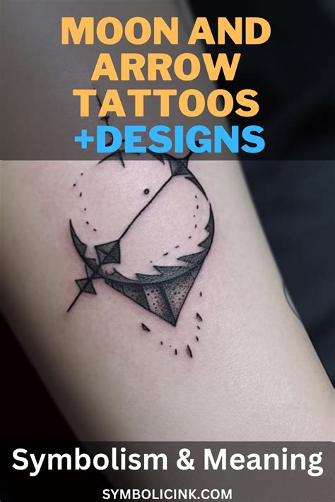 Moon and Arrow Tattoo Meaning & Symbolism (Masculinity) | Tatuajes