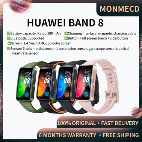 Huawei Band 8 Smart Band Amoled 147 Screen 100 Sports Modes