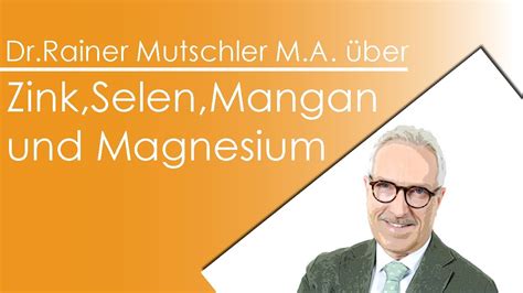 Zink Selen Mangan Und Magnesium YouTube