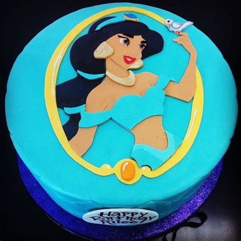 Pin By Bunnybakes On Cakes Jasmine Cake Aladdin Cake Disney