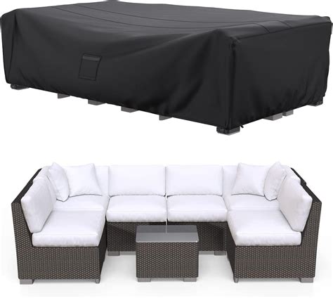 BROSYDA Housse pour Salon de Jardin Extérieur 250x210x90 cm 600D