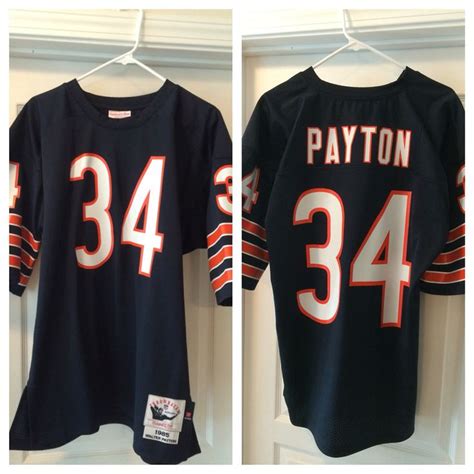 1985 Walter Payton Authentic Throwback 2012 Mitchell Ness Walter