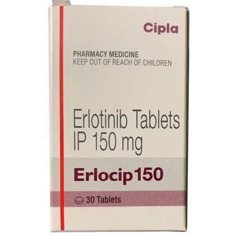 Cipla Erlotinib 150mg Erlocip 150 30 Talets At Rs 1800 Bottle In New