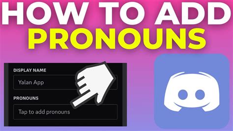 How To Add Pronouns To Discord 2025 YouTube