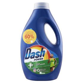 Dash Power Detersivo Liquido Lavatrice Azione Anti Odore 18 Lavaggi