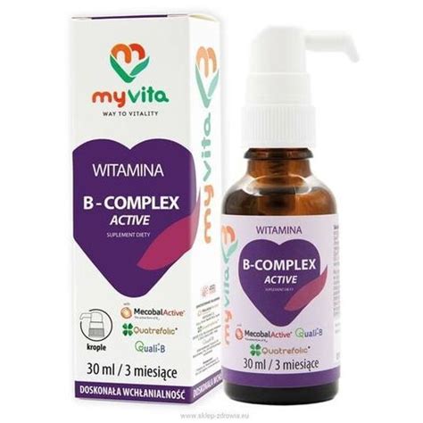 Myvita Witamina B Complex Active Krople Ml