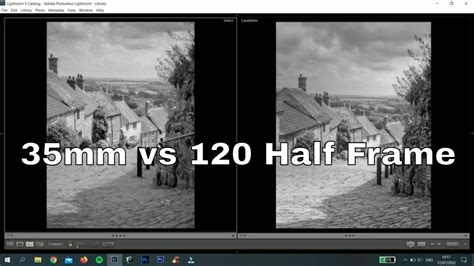 Half Frame Vs Half Frame Film Comparison 35mm Vs 120 Youtube