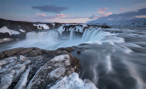 1920x1080 Resolution Waterfalls Wit Rocks Iceland Hd Wallpaper