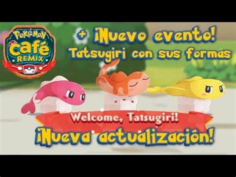 Nueva actualización nuevo evento de Tatsugiri para Pokémon Cafe