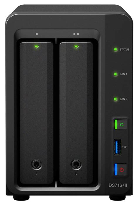 Сетевое хранилище (NAS) Synology DS716+II - купить по выгодной цене с ...