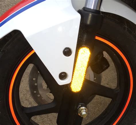 Autocollant De Moyeu R Fl Chissant De Jante De Moto Lectrique Pour Niu