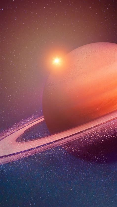 Saturno en eclipse Fondo de pantalla 5k HD para Celular Móvil y iPhone