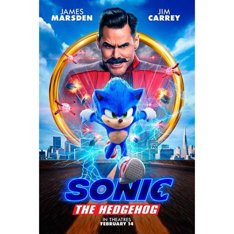 Sonic the Hedgehog Poster | Hedgehog movie, Sonic the hedgehog, Sonic