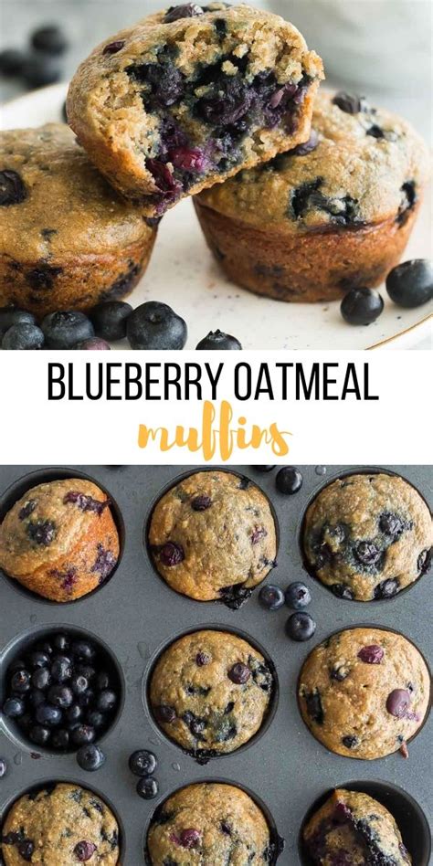 Healthy Blueberry Oatmeal Muffins Artofit